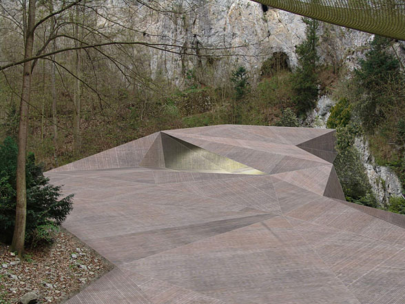 VSTUPNÍ OBJEKT DO PUNKEVNÍ JESKYNĚ, architektonická soutěž